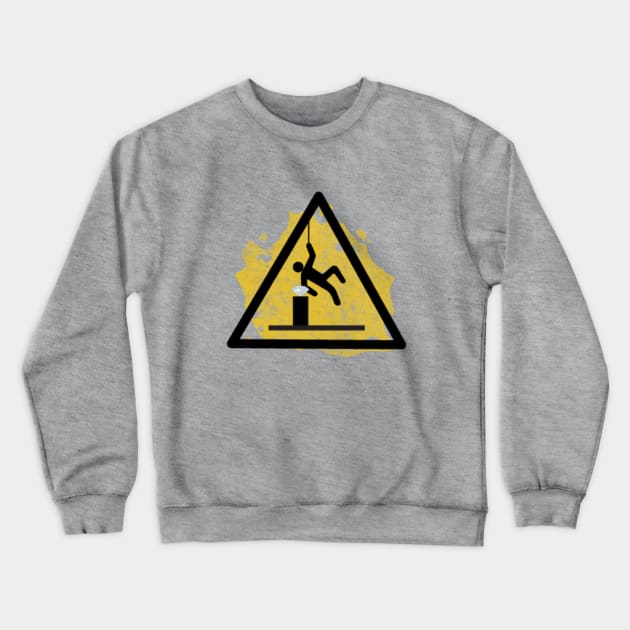 CAUTION: SLIPPEY FINGERS Crewneck Sweatshirt by Tift23